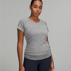 Grey lululemon swiftly tech,